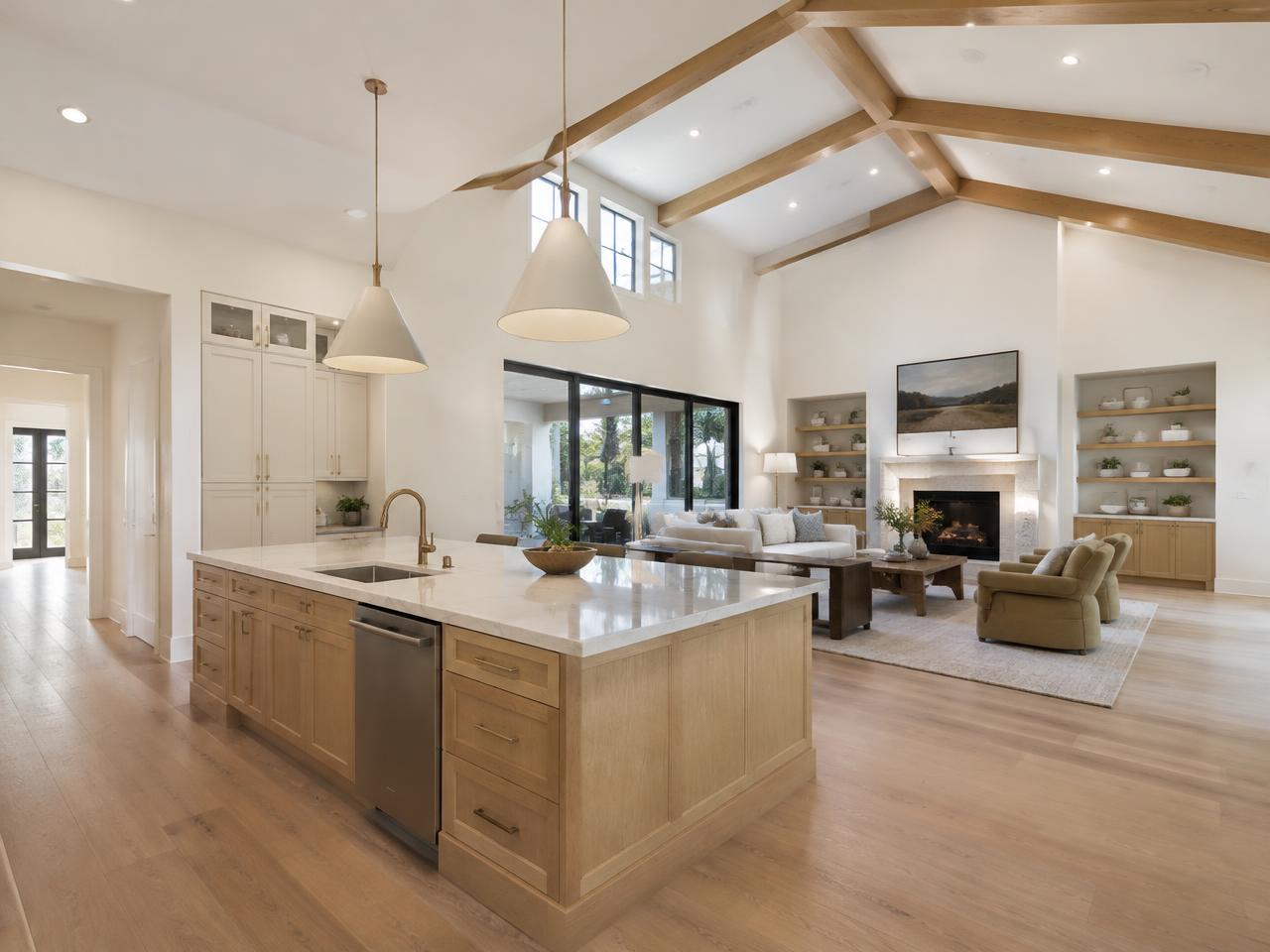 Interior of a new-construction home